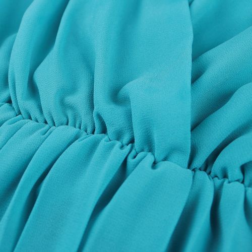 Women Loose Long Sleeve Wide Leg Jumpsuit Blue