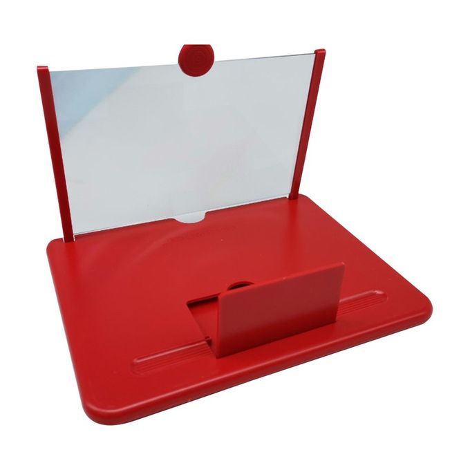 S Reen Amplifier High-Definition Mobile Phone S Reen Amplifier 3D     Proof Amplifier Bra Ket-red-10inch