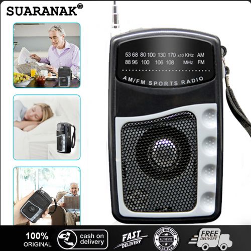 Sports Radio AM FM MPS Music Player Mini Portable