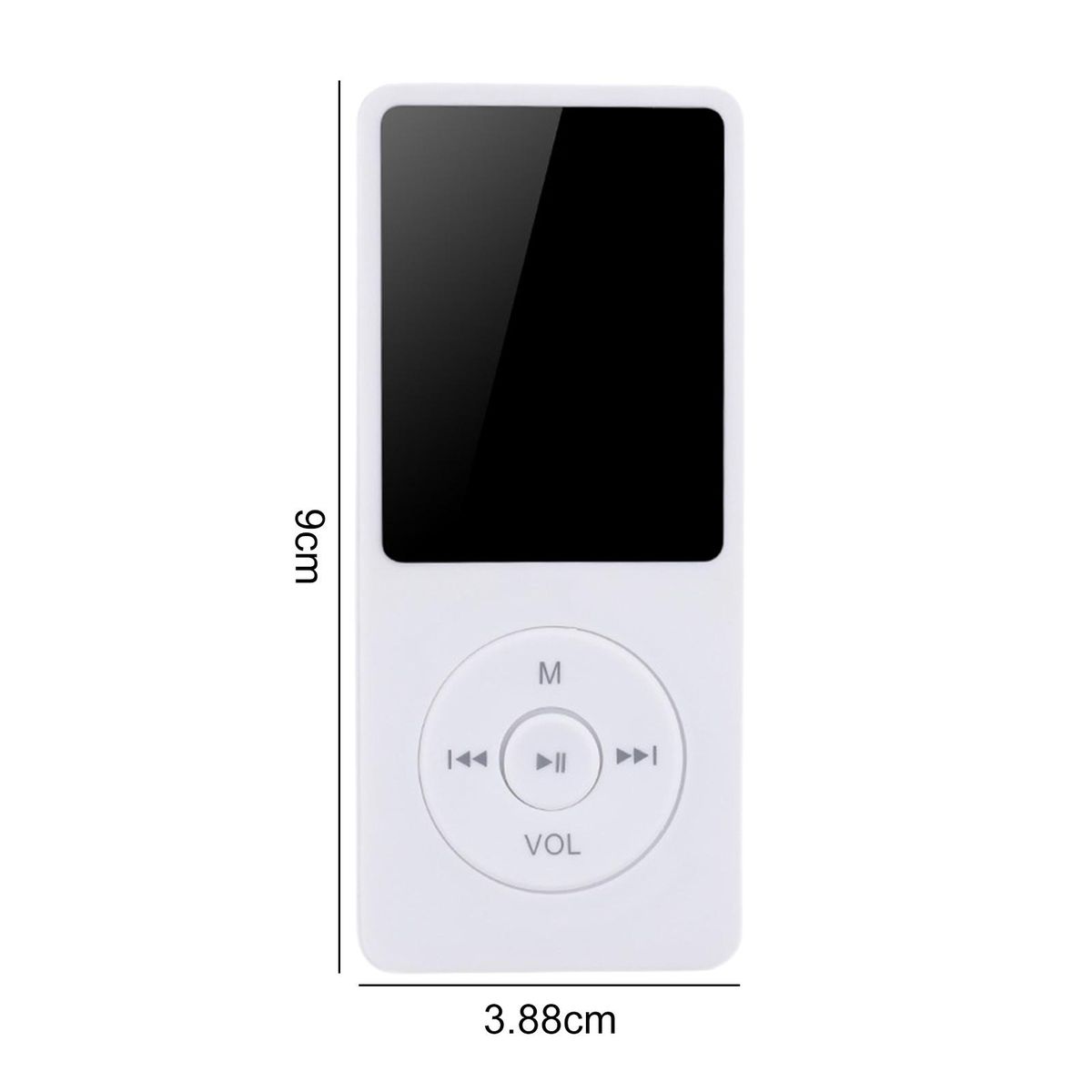 Mp4 Player with 16gb Memory Portable Mp4 Player with Built-in Speaker White