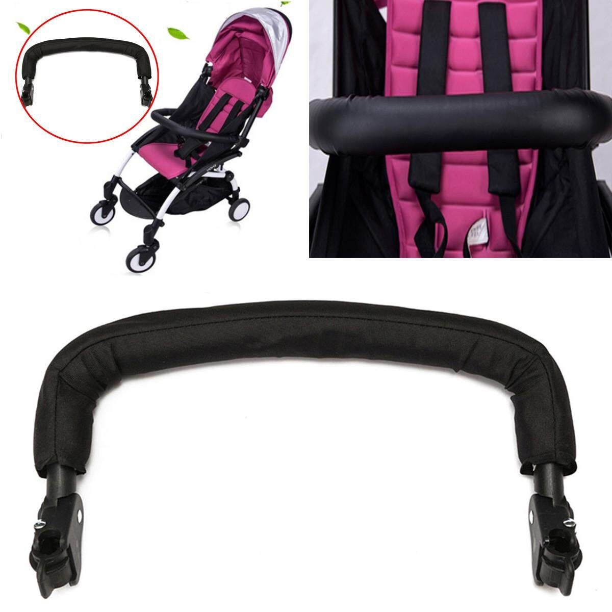 Adjustable Generic Handle Handlebar Armrest Bumper Bar For Baby Stroller Grip Black