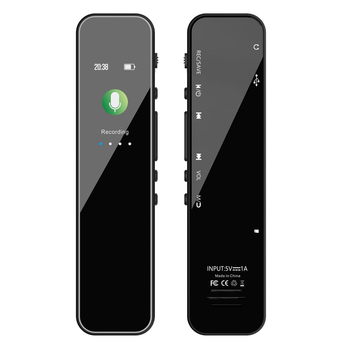 64GB Digital Voice Recorder Voice Activated Audio