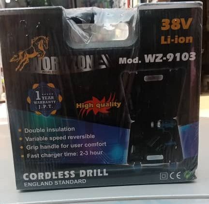 Cordless Drill Screw Machine 38volt