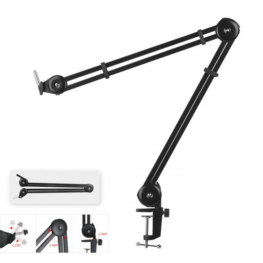 Microphone Boom Arm Stand Heavy Duty Cantilever Bracket
