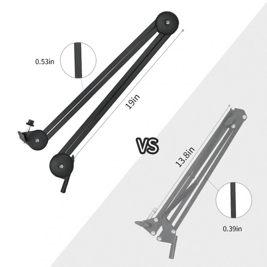 Microphone Boom Arm Stand Heavy Duty Cantilever Bracket