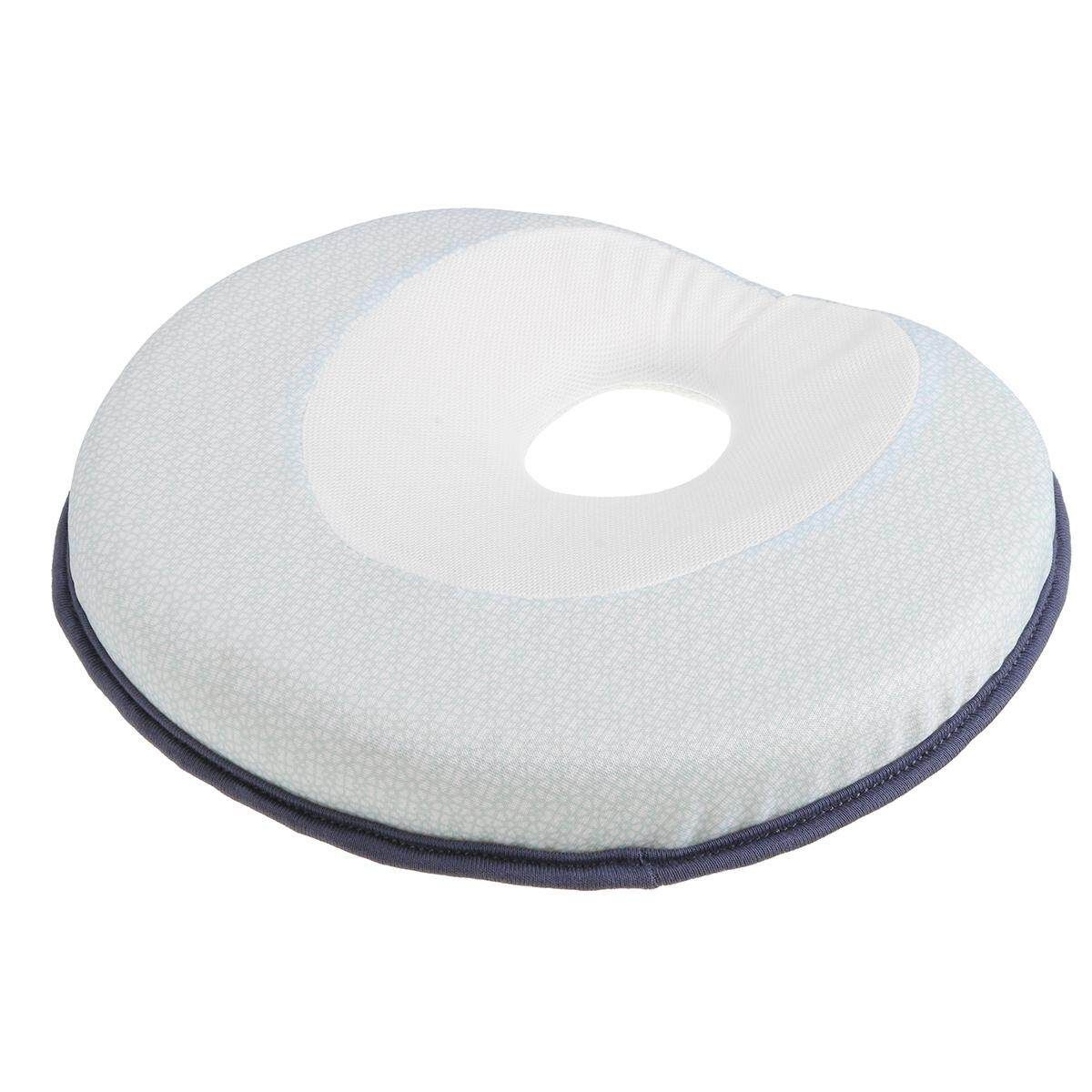 Baby Correction Sleep Children Anti Roll Cushion Pad Newborn Flat Head Pillow White
