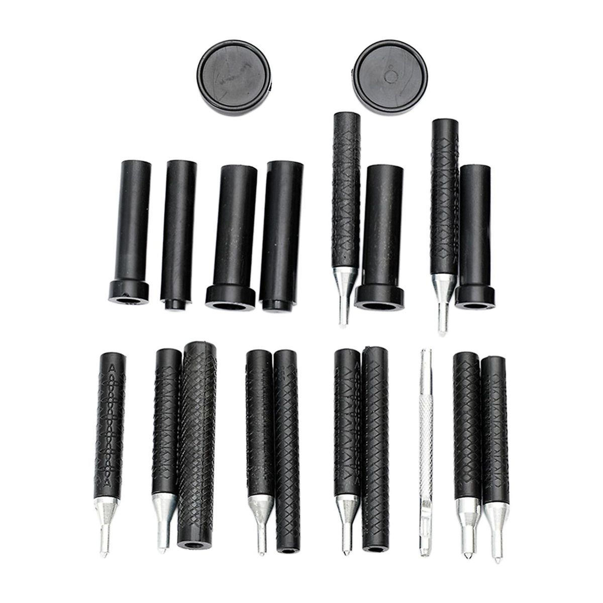 Rivet Setter With Base Metal Snap Button Fastener Leather Die Punch