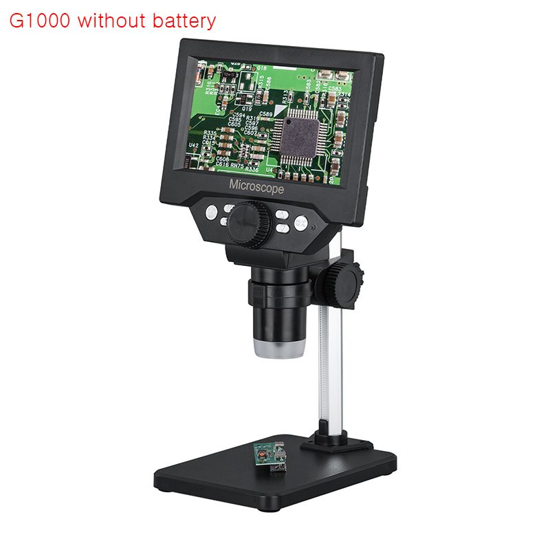 G1000 1-1000X 5.5 Inch HD Portable Digital Electron Microscope Soldering Microscope Phone Motherboard Repair Endoscope Magnifier