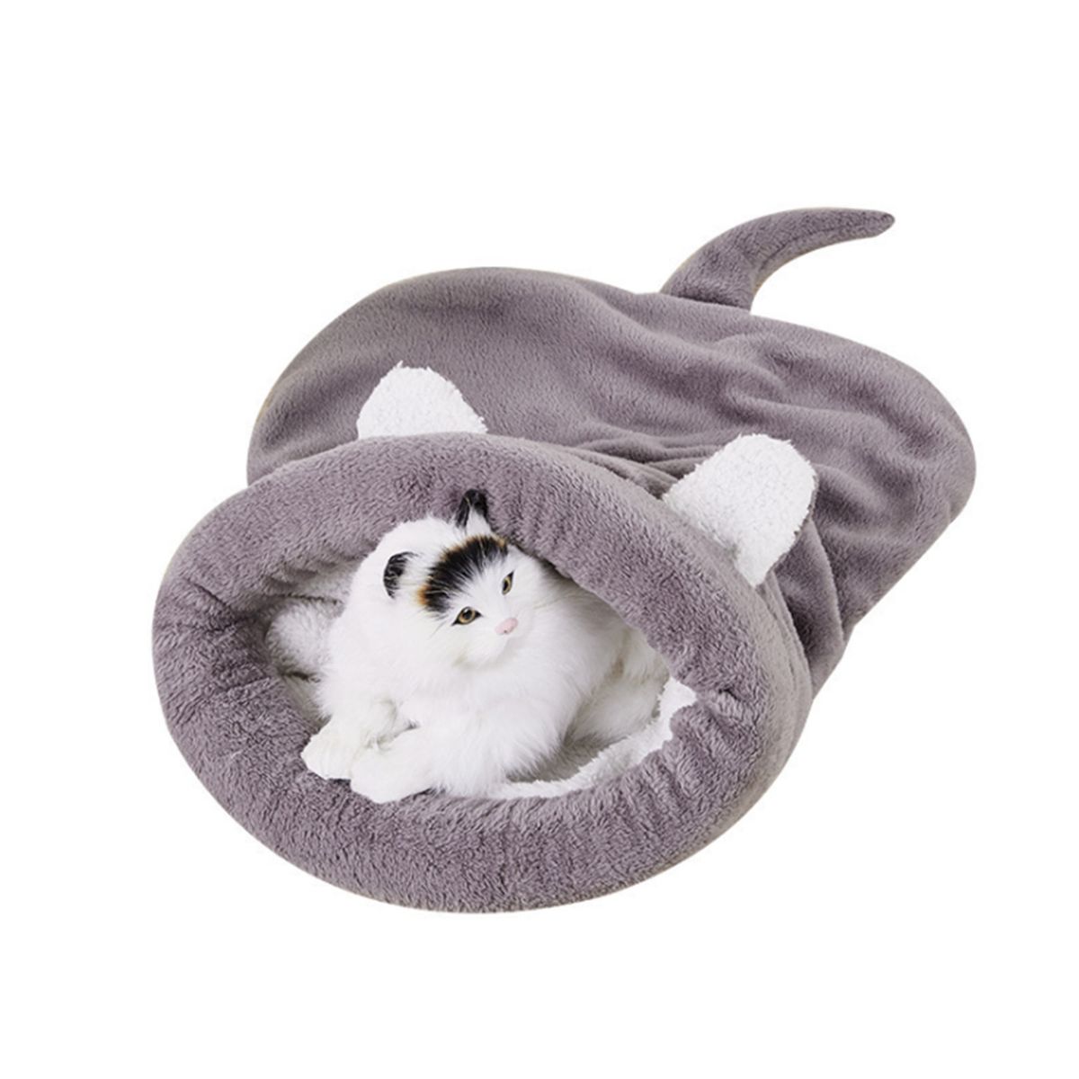 Cat Sleeping Mat Fall And Winter Warm Semi-closed Cat