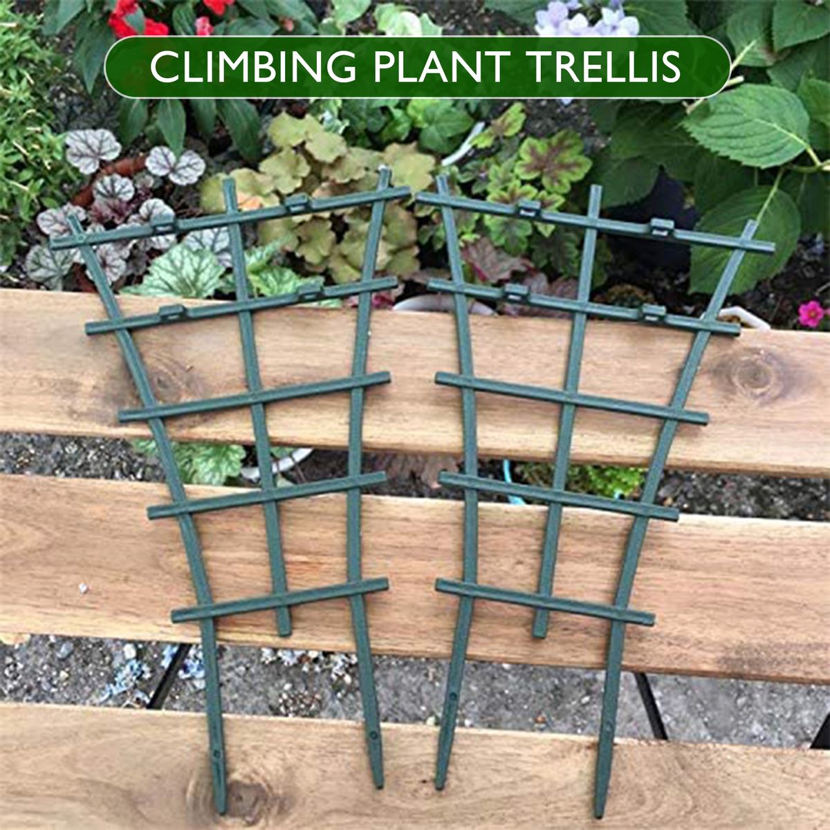 Garden Trellis Plastics Superimposed Climbing Plants Support