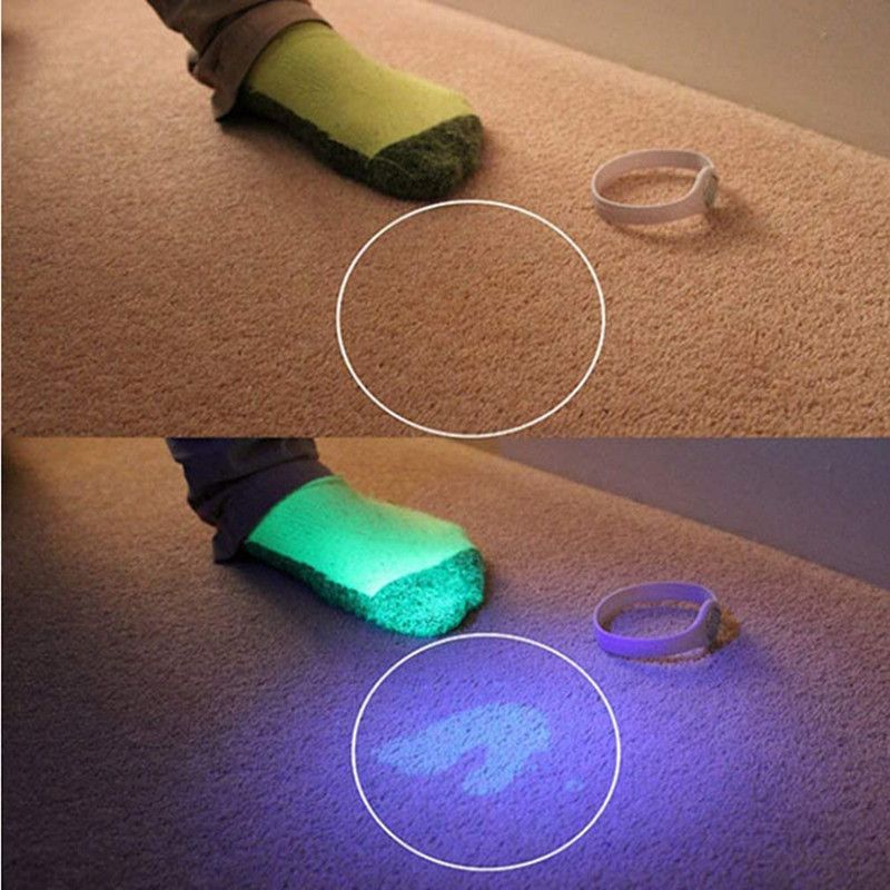 51 LED Ultraviolet Flashlight Black Light Pet Stains