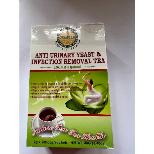 Great Anti Urinary Yeast & Infection Removal Herbal Tea- 2g x 20Teabags