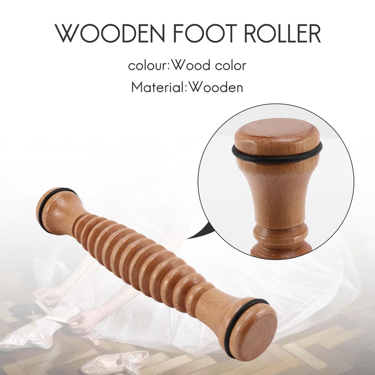Ballet Foot Massager Instep Shaper Foot Roller Wooden Foot