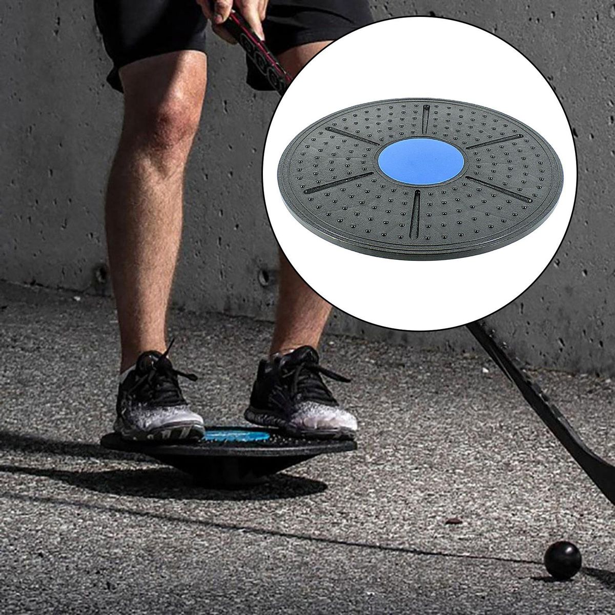 Wobble Balance Board Non-Slip Stability Training Disc Home Gym Blue
