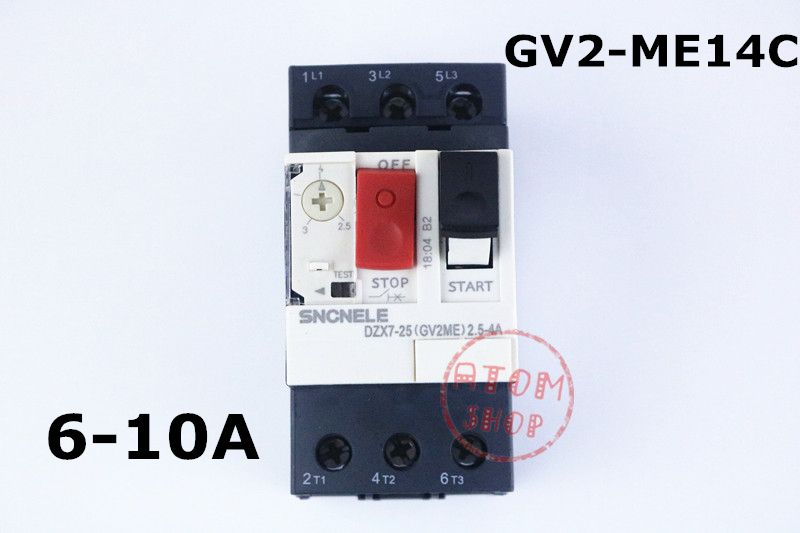 GV2-ME14C 6.3-10A Motor Circuit Breaker GV2-ME14C 6.3-10A