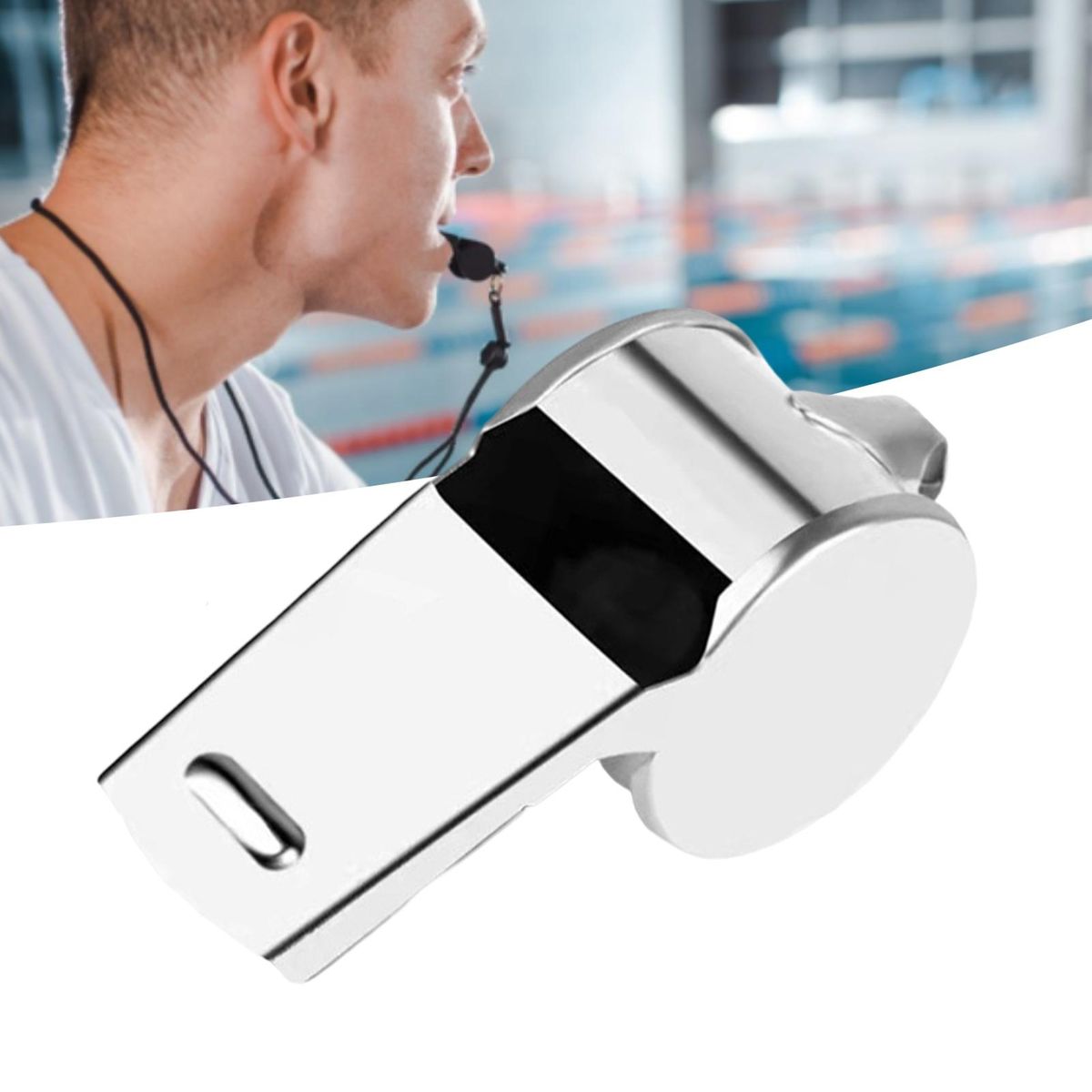 2Pcs Basketball Whistles All-purpose Basketball Soccer Training Whistles