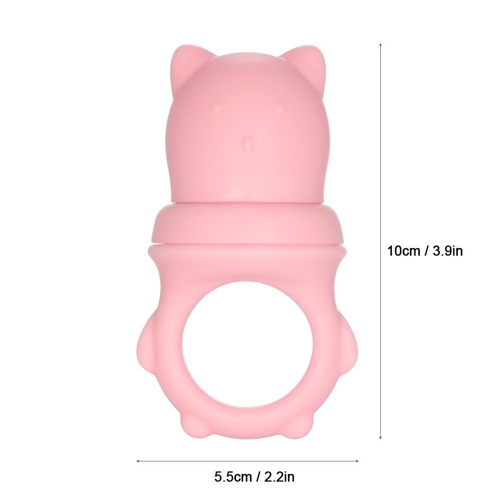 Baby Food Feeder Fruit Feeder Pacifiers for Teething Relief with S/M/L 3 Size Silicone Pacifiers for Infants, Pack of 2pcs
