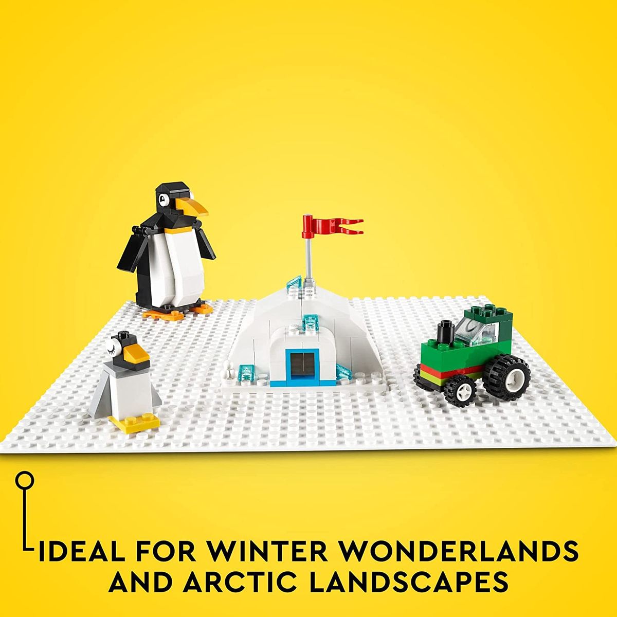 Classic White Baseplate 11026 Building (1 Piece)