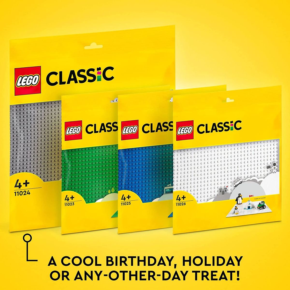 Classic White Baseplate 11026 Building (1 Piece)