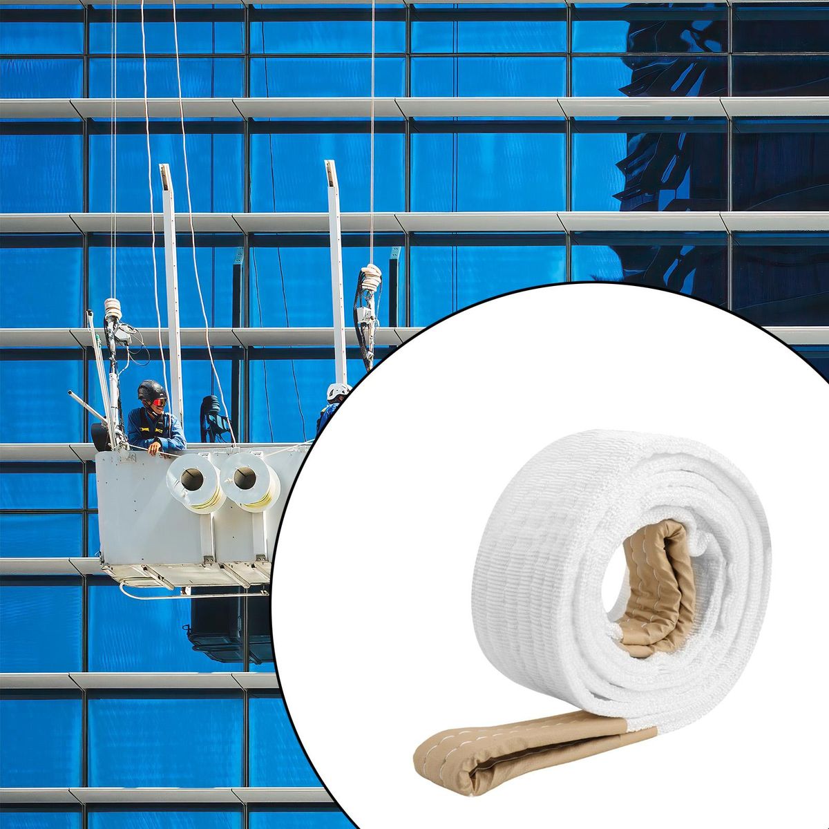 Heavy Duty Tow Strap High Strength Lifting  Towing