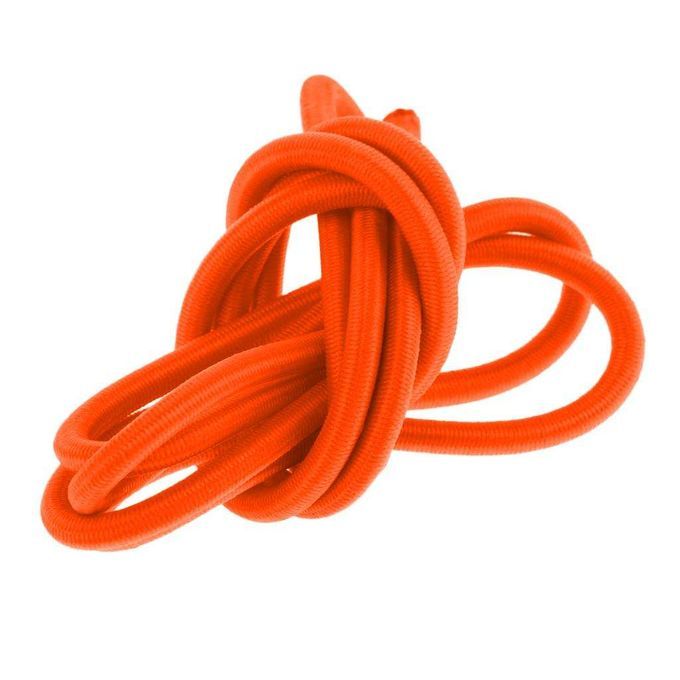 4mm Elastic Bungee Rope Marine Cord - Tie Roof Rack 2m 2m Orange