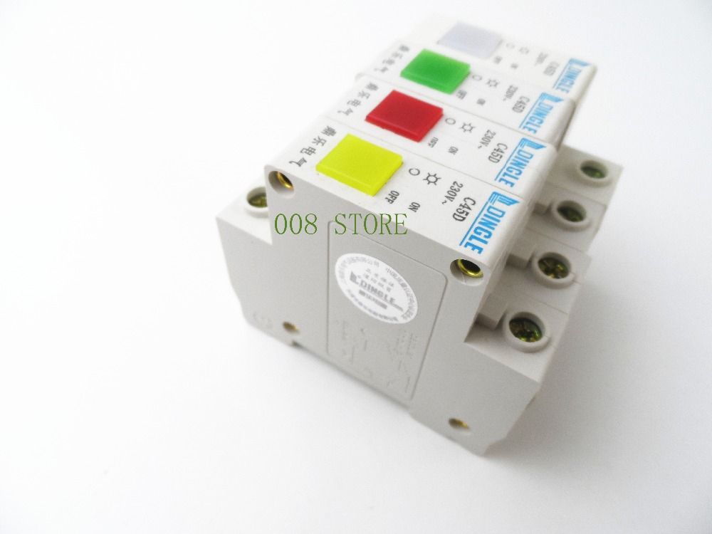 C45D Breaker C45D Indicator DZ47 Red Signal Light Indicator