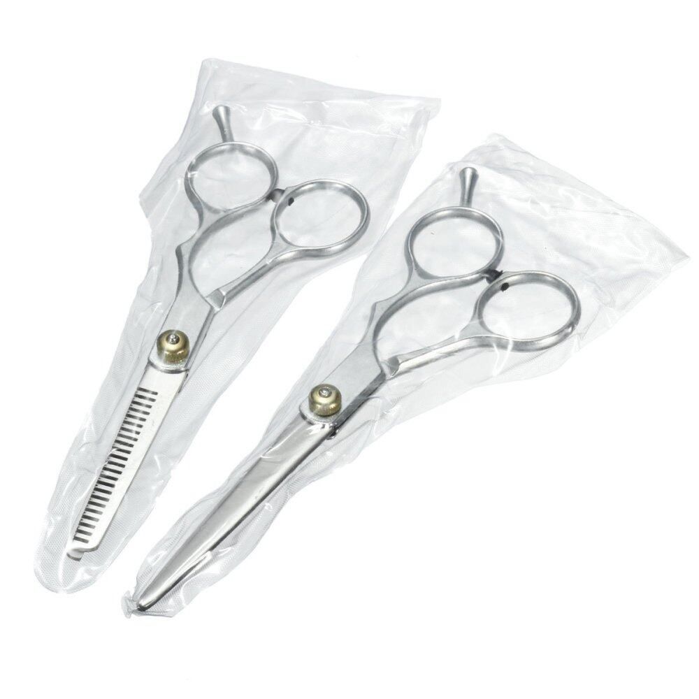 2pcs Professional Pet Dog Cat Grooming Hair +Thinning Set Scissors Shears