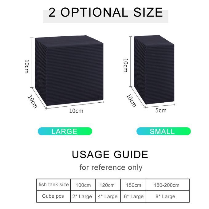 Water Purifier Cube Aquarium Filter Eco-Aquarium Filter