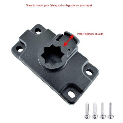 Inflatable Kayak Rod Holder Mount Base Boat Marine Sea