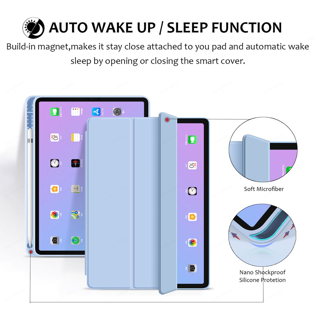 Pencil Cases For IPad Pro 12 9 Case 2021 Funda IPad Pro 11