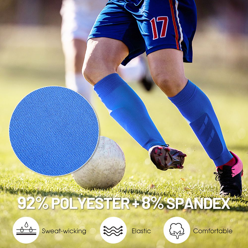 1 Pair Shin Guard Socks Men Women Soccer Shin Socks