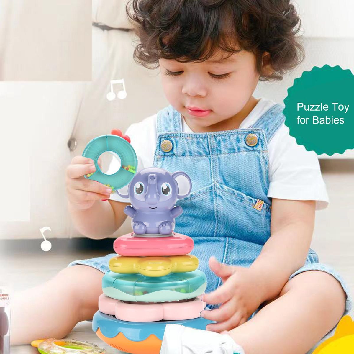 Puzzle Toy for Babies Melody Stack Learn Music Tumbler for Babies