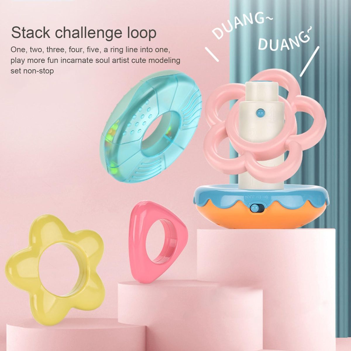 Puzzle Toy for Babies Melody Stack Learn Music Tumbler for Babies