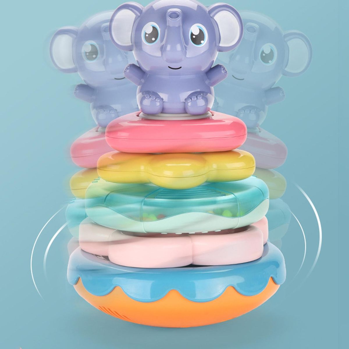 Puzzle Toy for Babies Melody Stack Learn Music Tumbler for Babies
