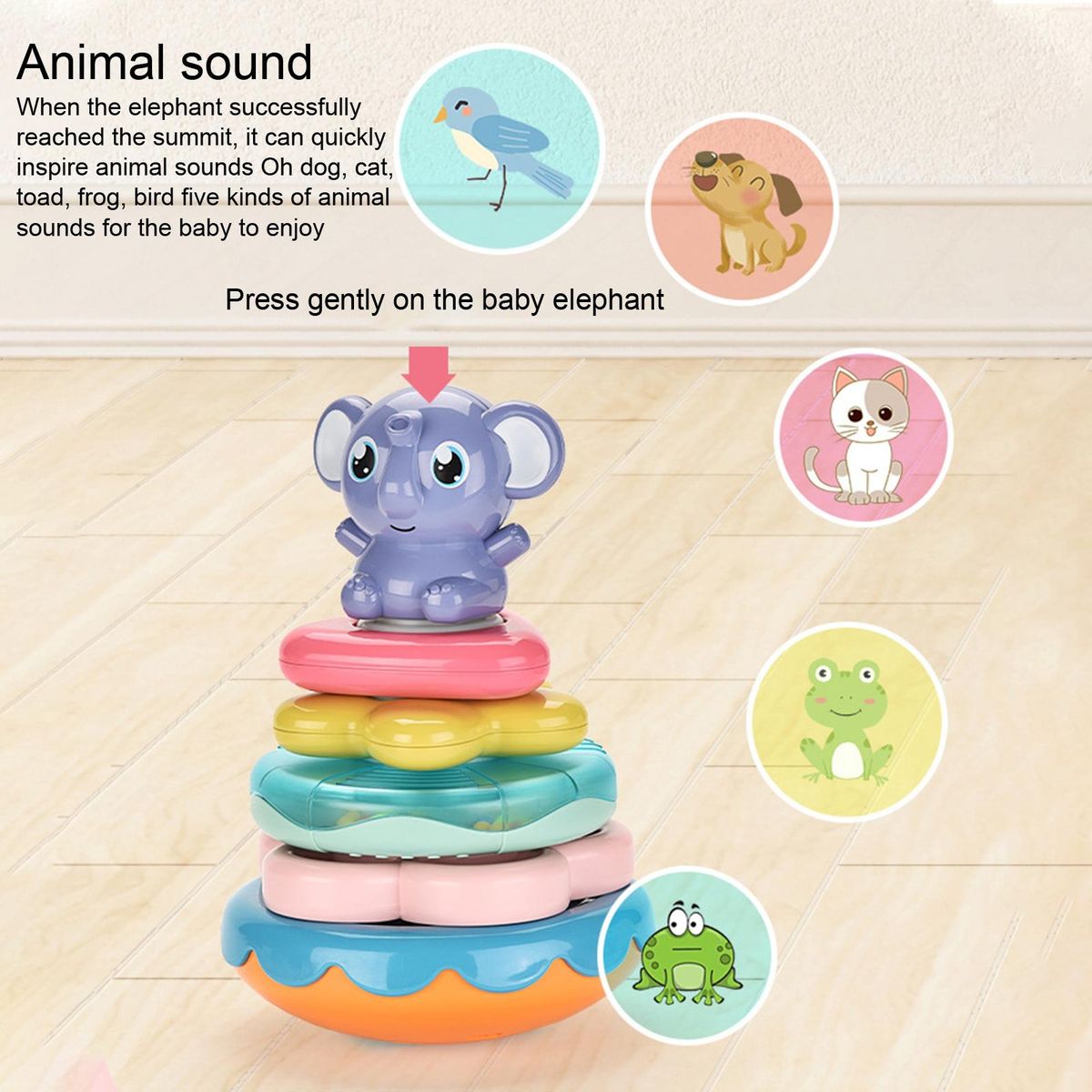 Puzzle Toy for Babies Melody Stack Learn Music Tumbler for Babies