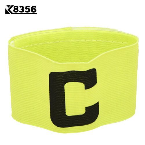 Spandex C Word Soccer Captain Armband Outdoor Team Sports Soccer Fan Supplies Football Game Training Supplies 1Pcs(Red)