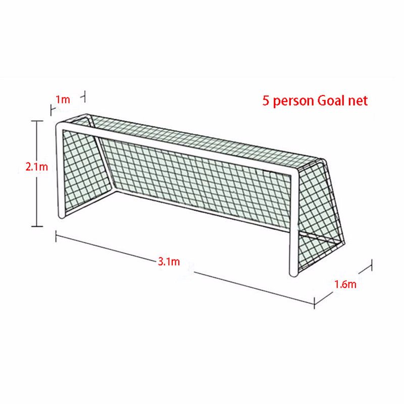 3M * 2m Ball Net 5-man-cotton Spandex Football Net Post Net