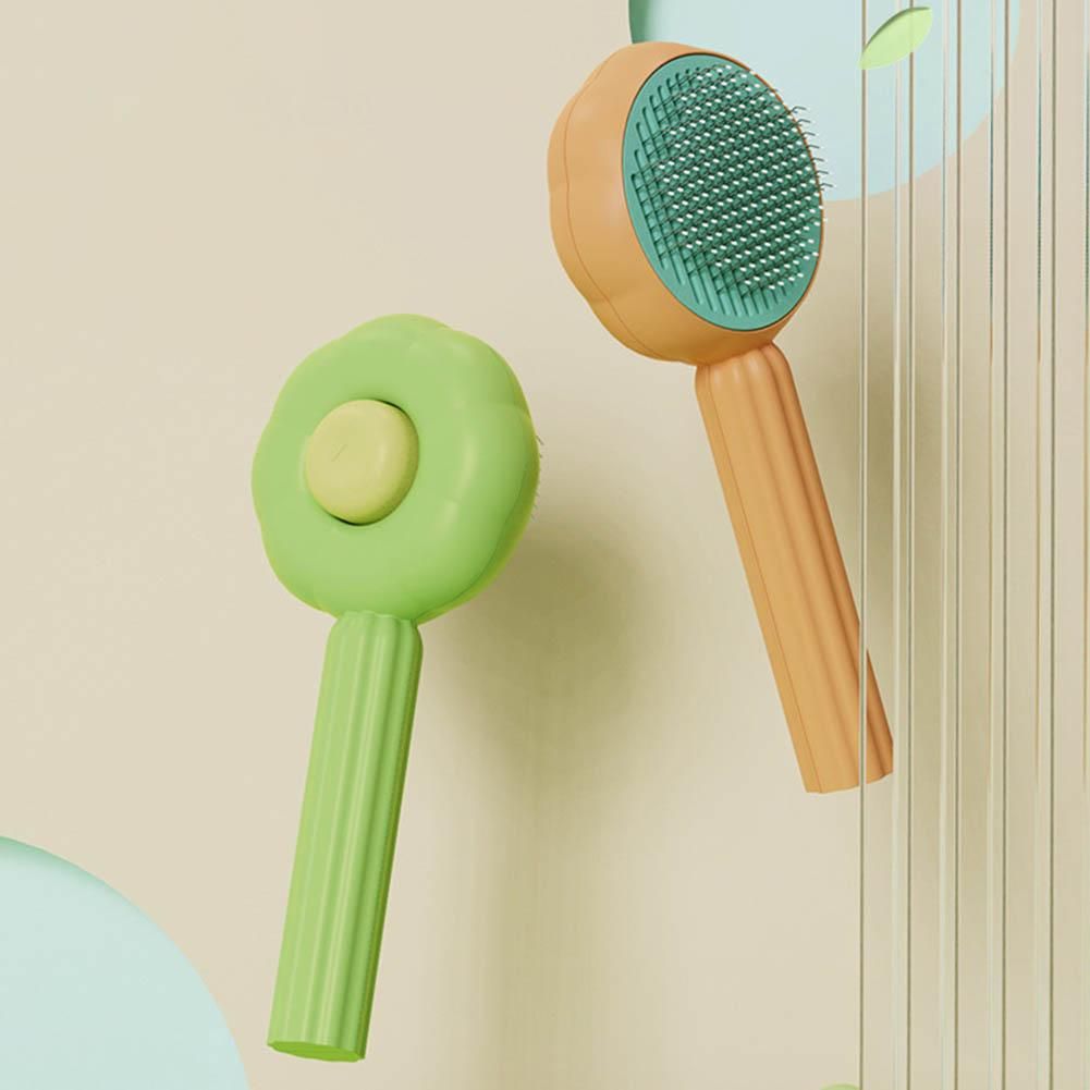 Pet Brush Self Cleaning Slicker Brush for Shedding Dog