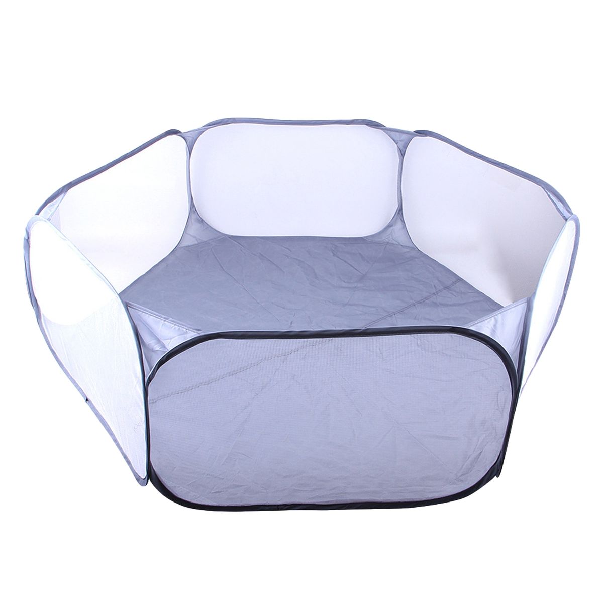 Rabbit Play House Hexagonal Playpen Rabbits Guinea Pig Rabbit Kitten Grey