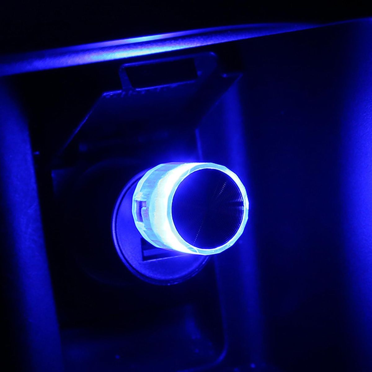 Mini Usb Light Mini Usb Car Lamp Portable Led Atmosphere for Emergency Dark Blue