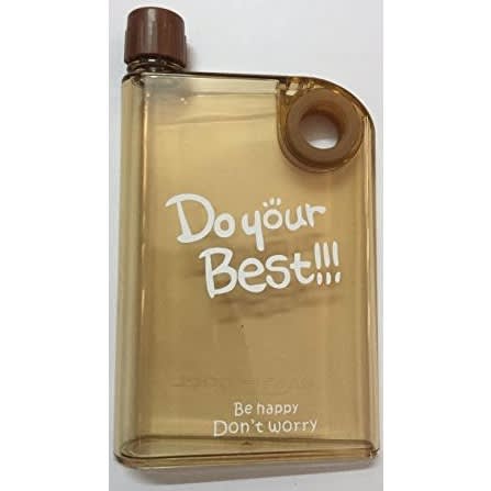 Notebook Water Bottle-Brown