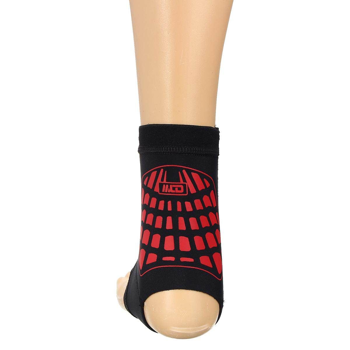 Single Basketball Running Ankle Sheath Movement Nursing Health Protectors Black Red L Black Red L