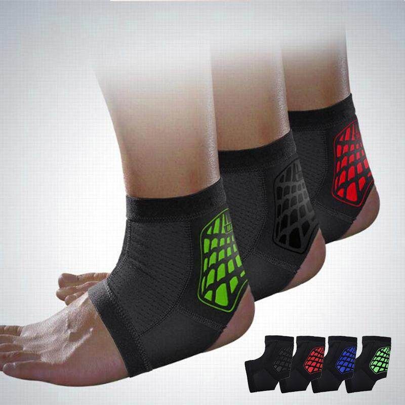 Single Basketball Running Ankle Sheath Movement Nursing Health Protectors Black Red L Black Red L