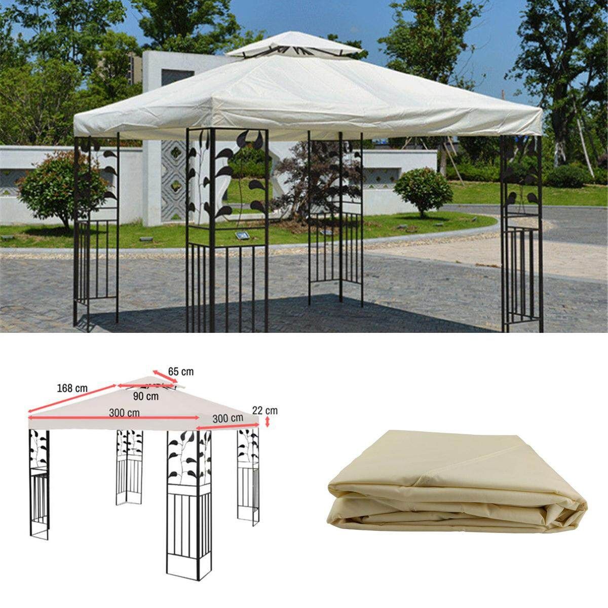 3*3m 300D Tent Canopy Top Roof Replacement Cover Outdoor Waterproof