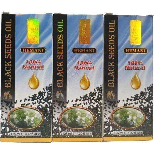 3 Bottles Of Hemani Black Seed Oil - 125ml
