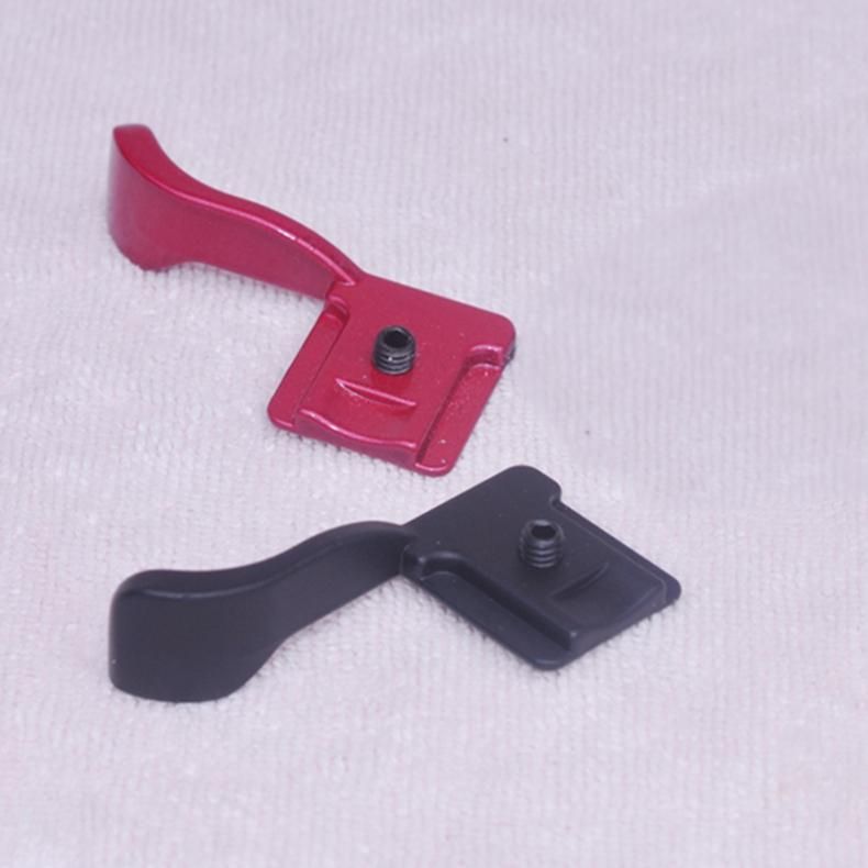 Universal Metal Hot Shoe Adapter Thumb Grip for Camera Canon EOSM Sony NEX Fuji XT10 XT1, 2/Pcs(Red )