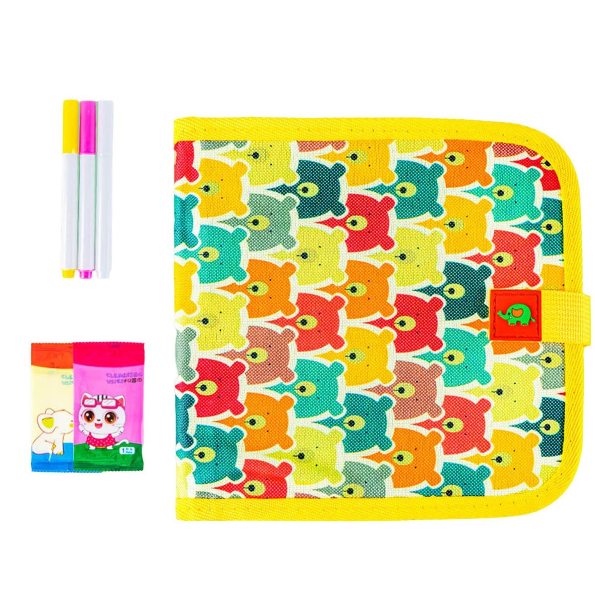 1 Set Board Graffiti Board Book Yellow