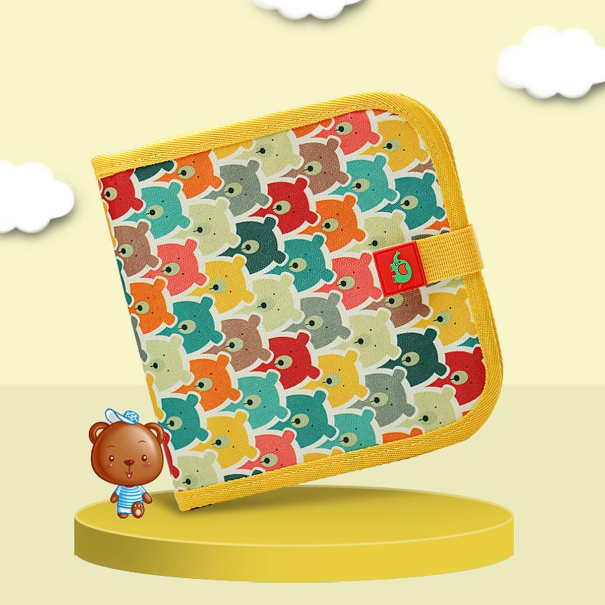 1 Set Board Graffiti Board Book Yellow