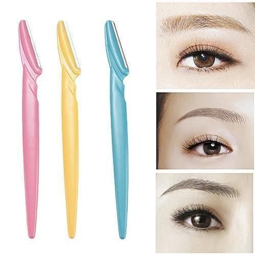 Three Pieces Of Re-usable Eye Brow Razors