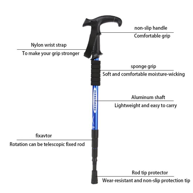 2 pcs 50-105cm Nordic Walking Stick